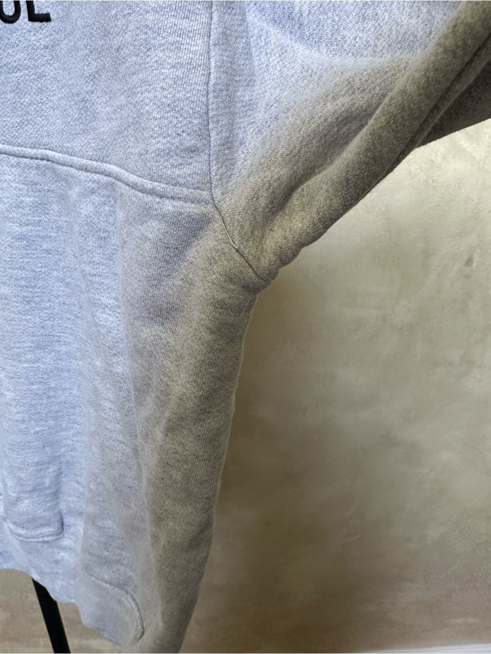soulcycle Light Grey Half-Zip Sweatshirt with SOUL Logo size large - Picture 6 of 10